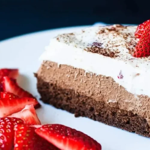 Strawberry Chocolate Mousse Cake
