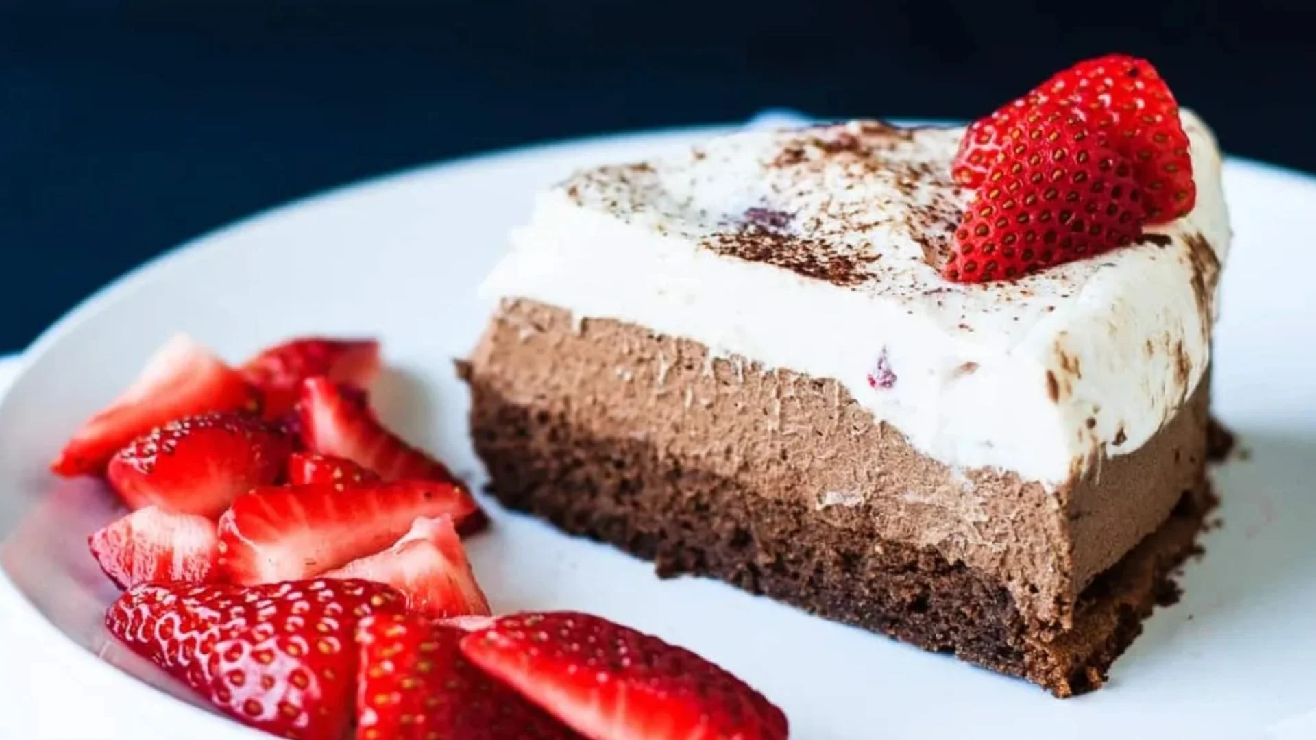 Strawberry Chocolate Mousse Cake