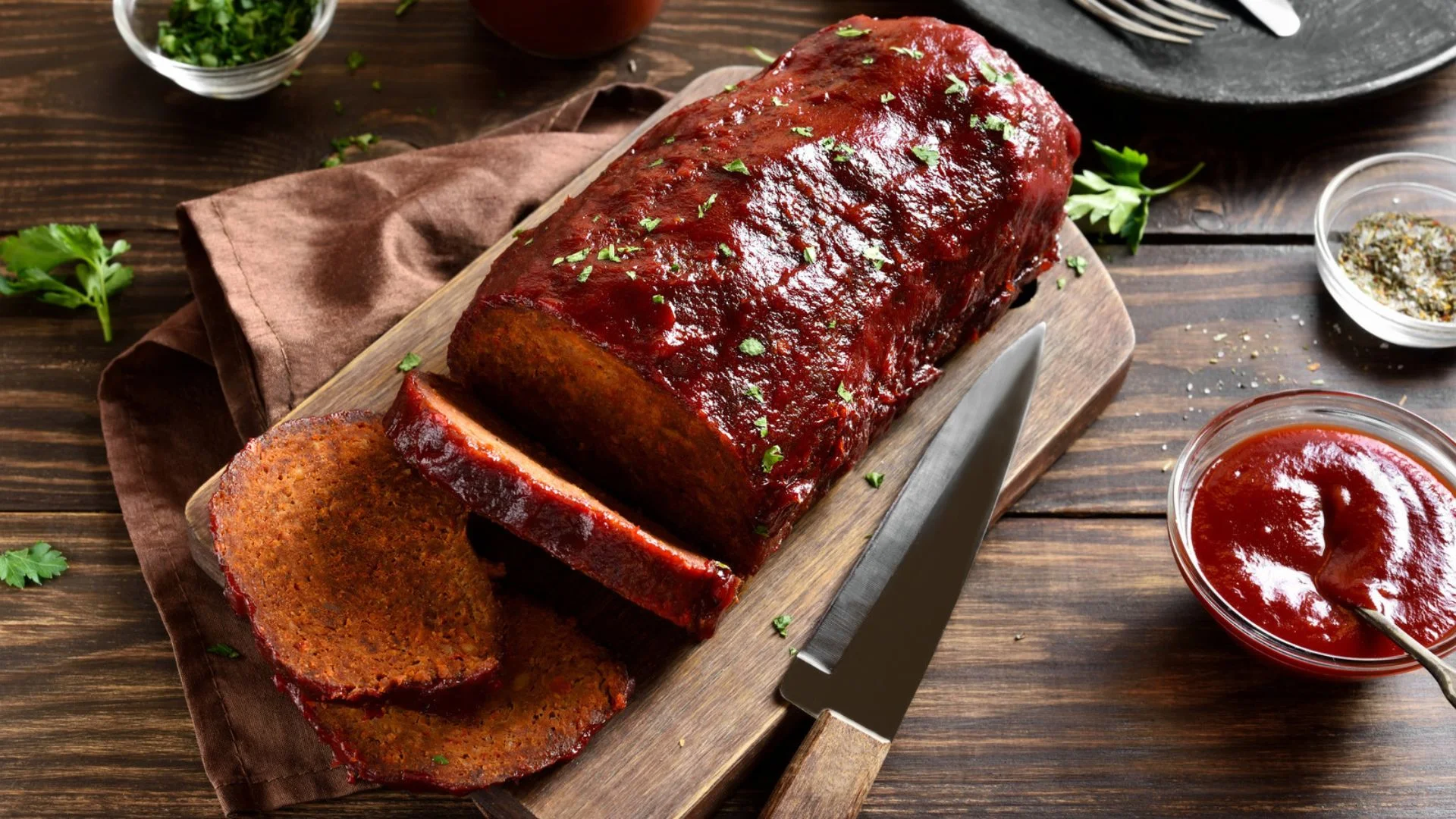 Meatloaf With BBQ Sauce