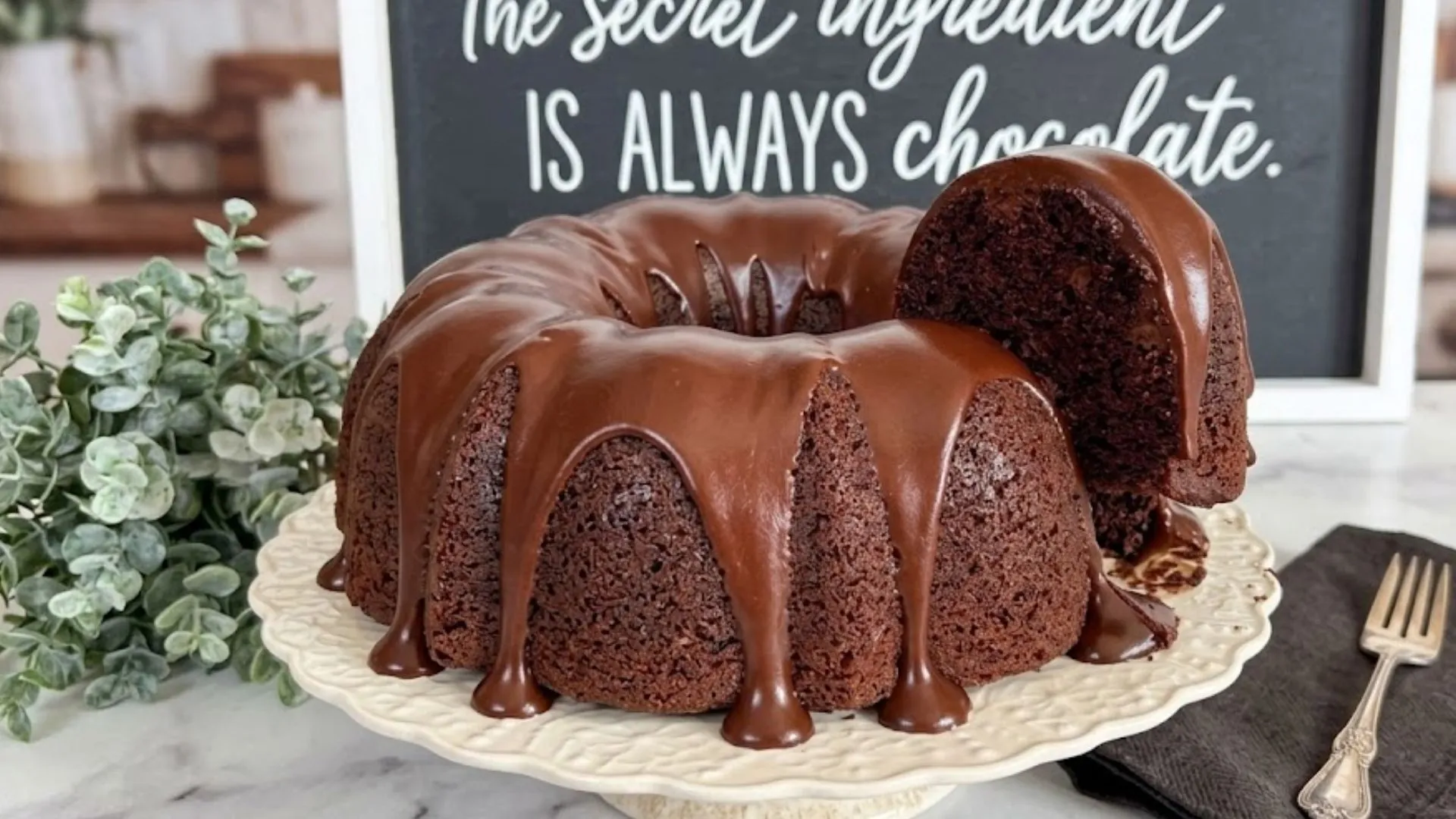 Too Much Chocolate Cake