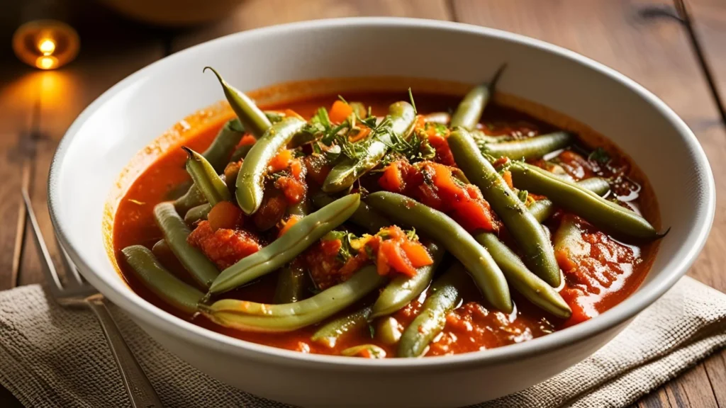 Greek String Beans In Tomato Sauce