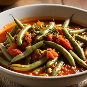 Greek String Beans In Tomato Sauce