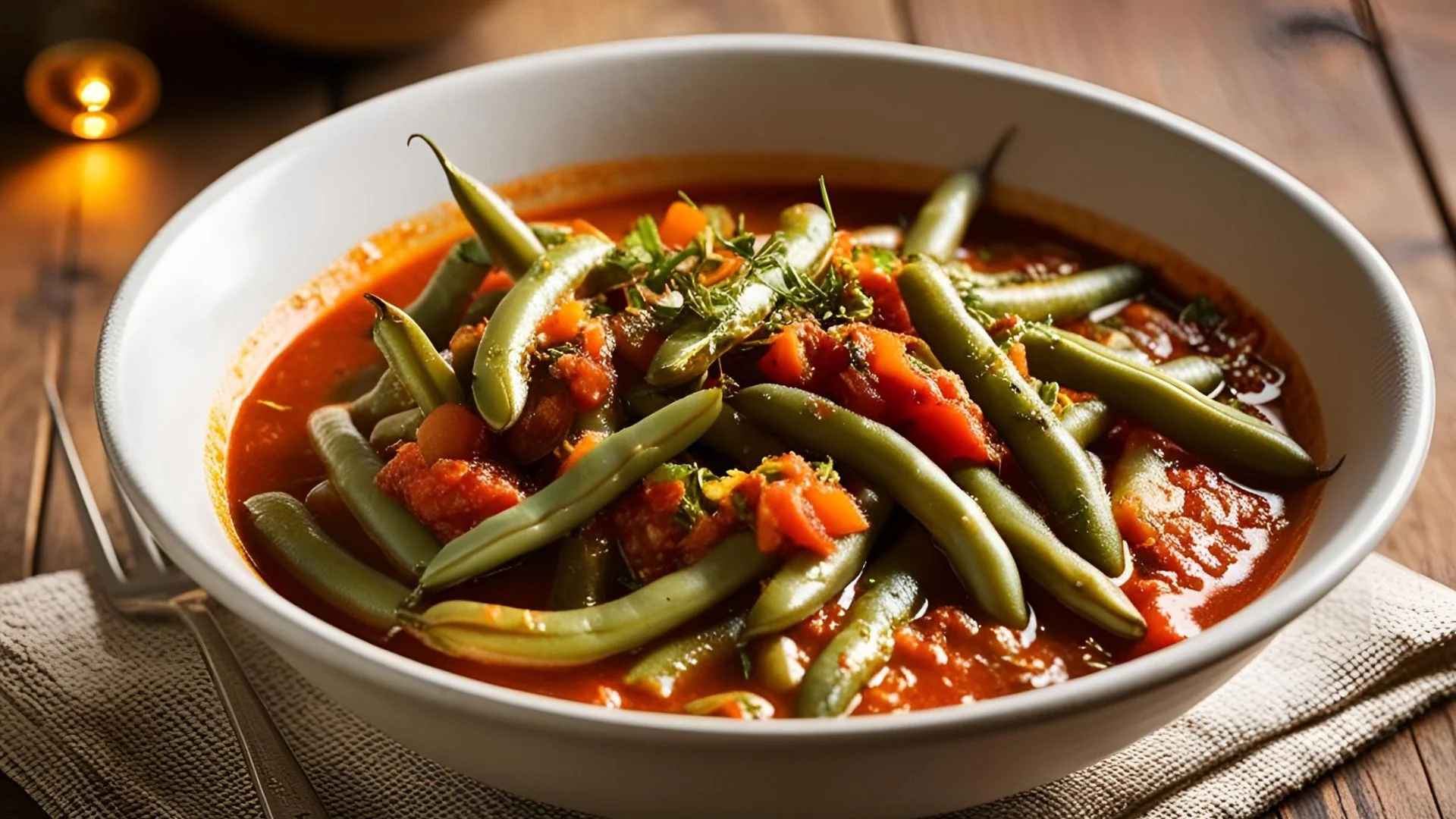 Greek String Beans In Tomato Sauce