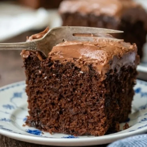 Oatmeal Cake With Chocolate