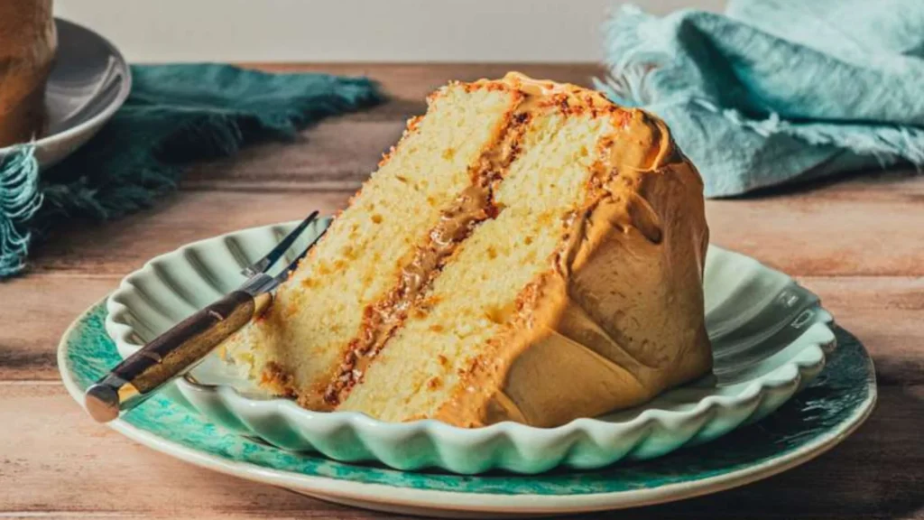 Butterscotch Cake With Caramel Frosting