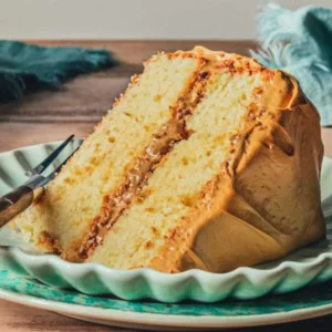 Butterscotch Cake With Caramel Frosting