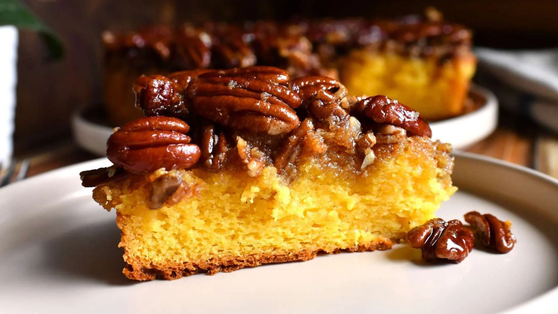 Pecan Upside Down Cake