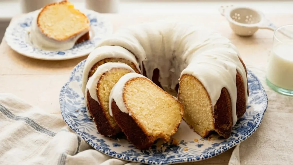 Vanilla Glazed Pound Cake