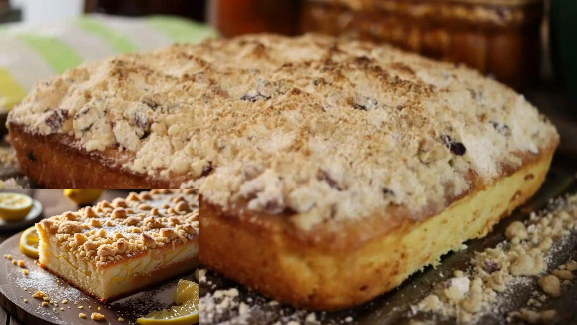 Lemon Crunch Cake Recipe