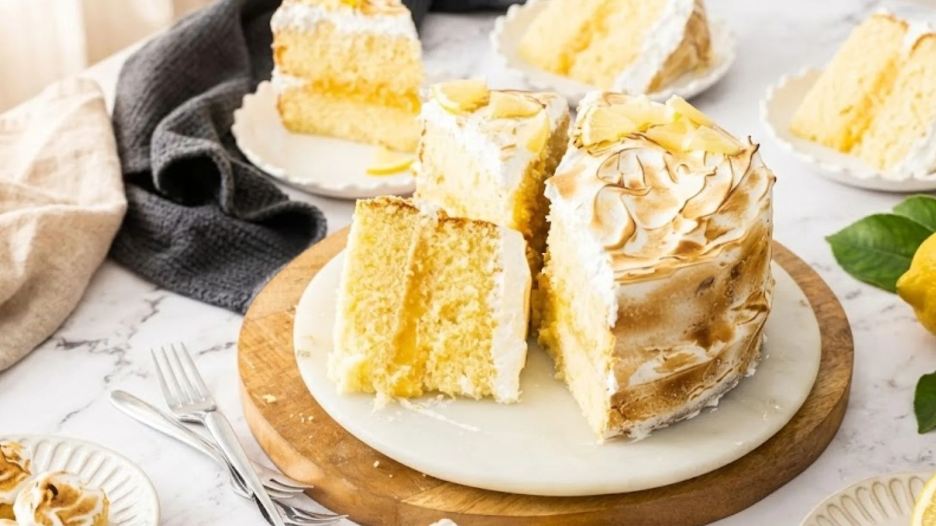 Lemon Meringue Cake Recipe