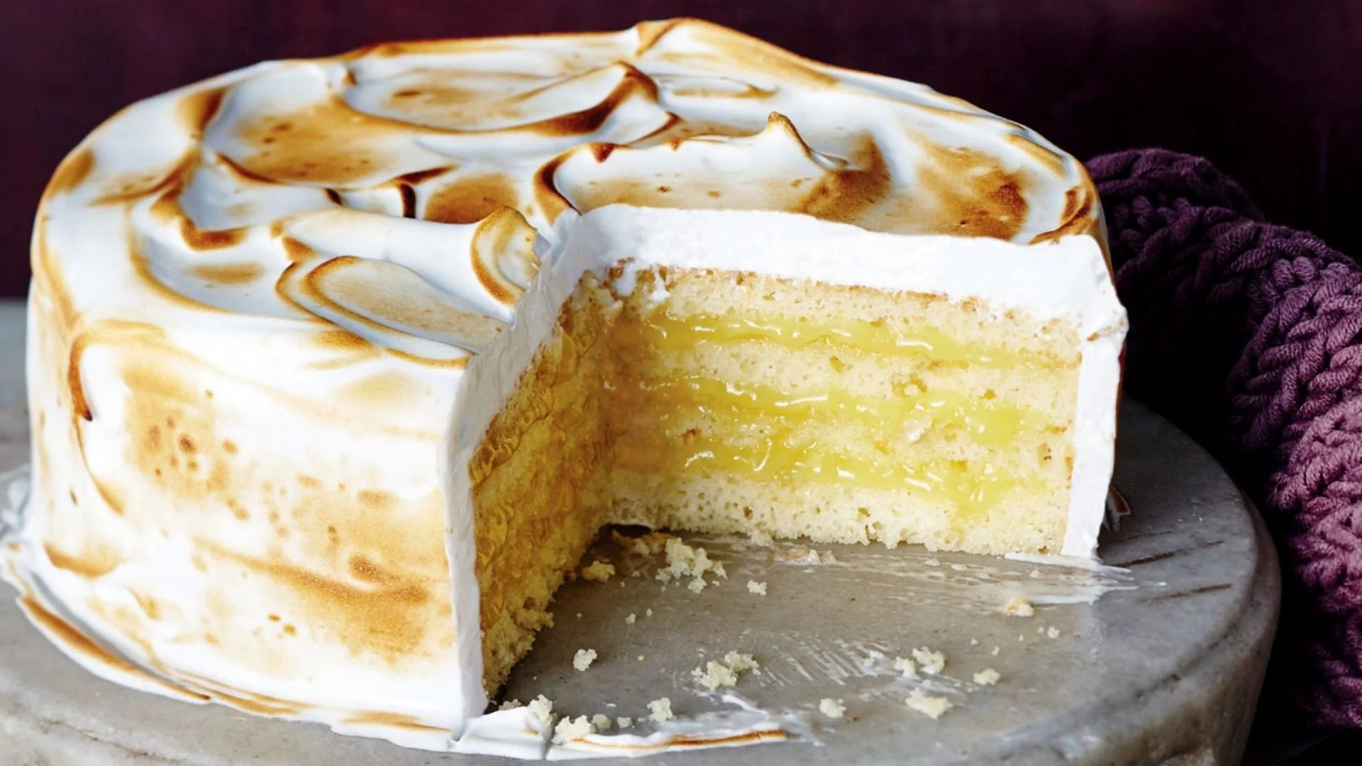 Lemon Meringue Cake Recipe