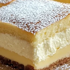 Vanilla Custard Cream Squares
