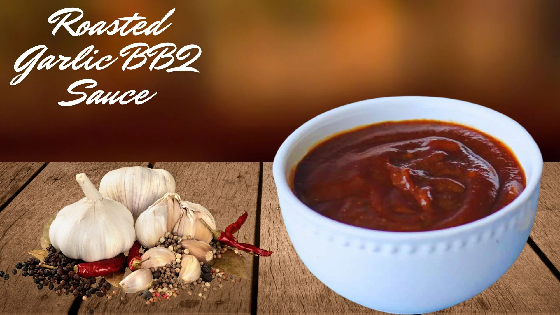 Roasted Garlic BBQ Sauce