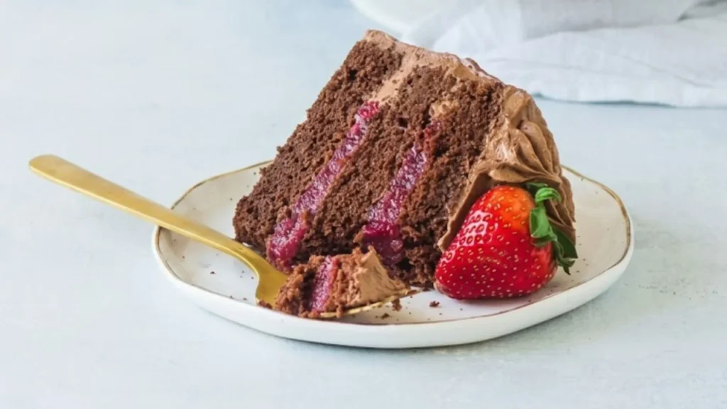 Strawberry Filling Chocolate Cake
