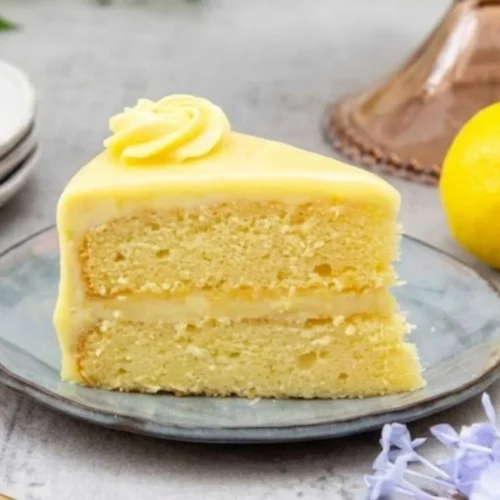 Vanilla Cake With Lemon Icing Recipe