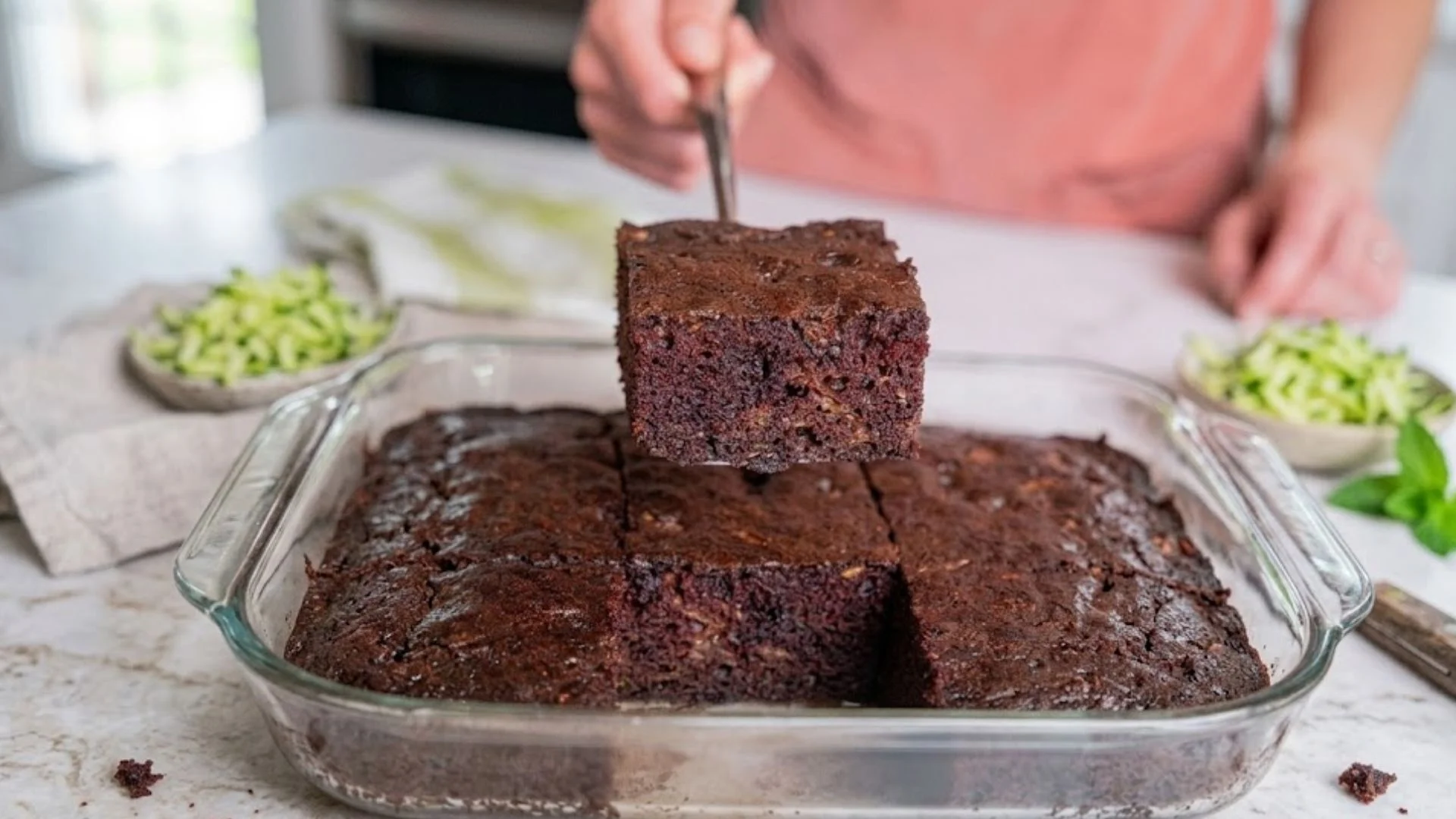 3 Ingredient Chocolate Zucchini Cake
