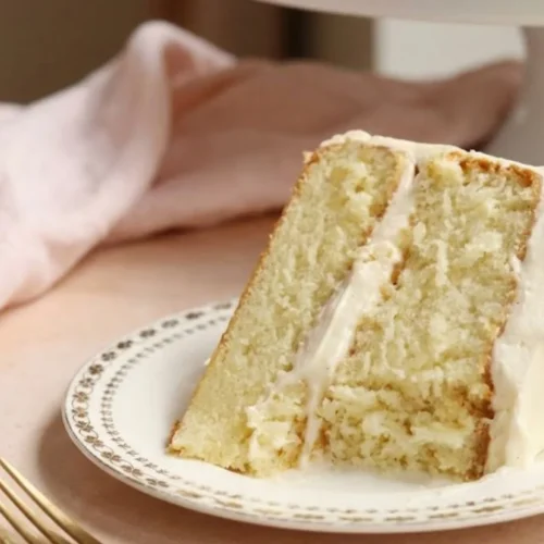 White Cake With Chocolate